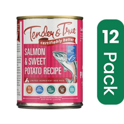 Tender & True - Dog Food Salmon & Sweet Potato 13.2 oz (Pack of 12)