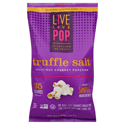 Live Love Pop Popcorn Salt Truffle 4.4 oz (Pack Of 12)