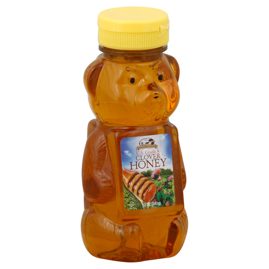 Harmony Farms Honey Bear Clover 12 Oz (Pack Of 12)