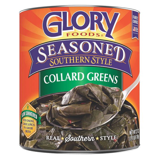 Glory Foods Greens Collard Seasoned 27 oz (Pack Of 12)