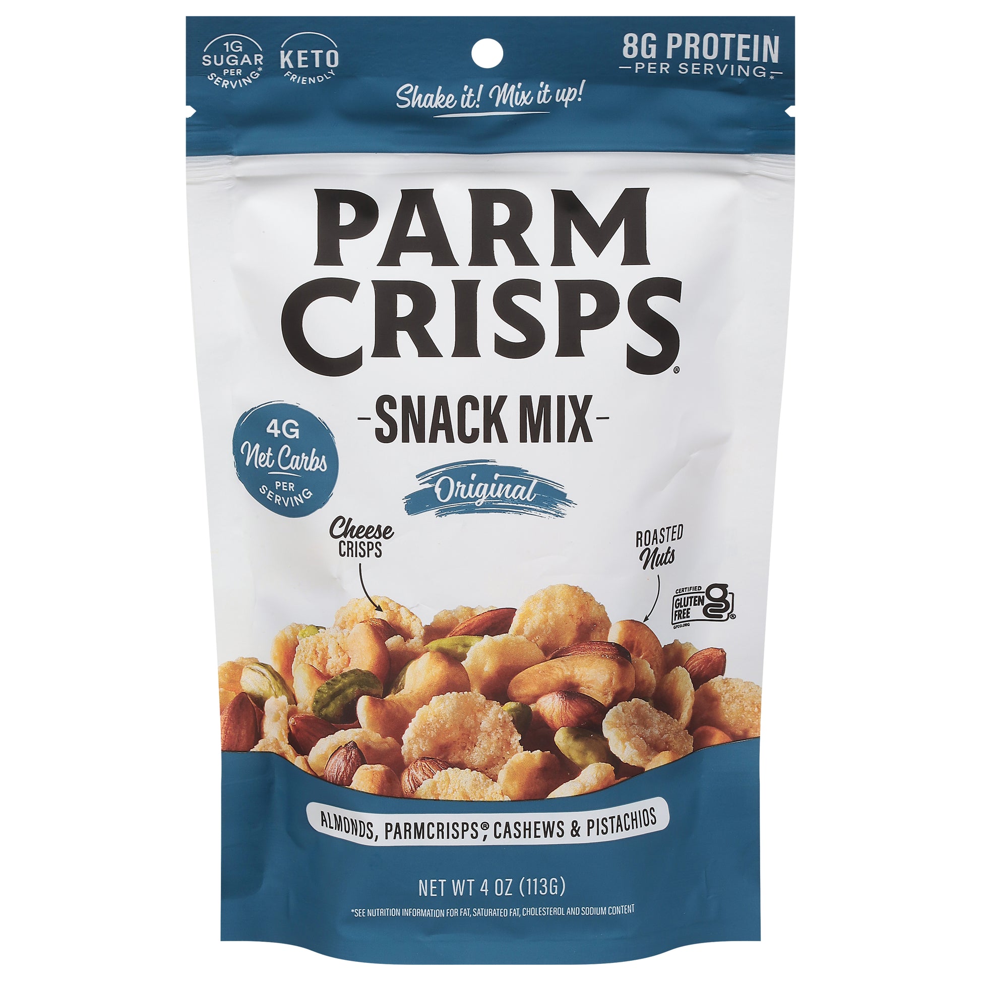 Parm Crisps Snack Mix Original 4 Oz (Pack Of 12)