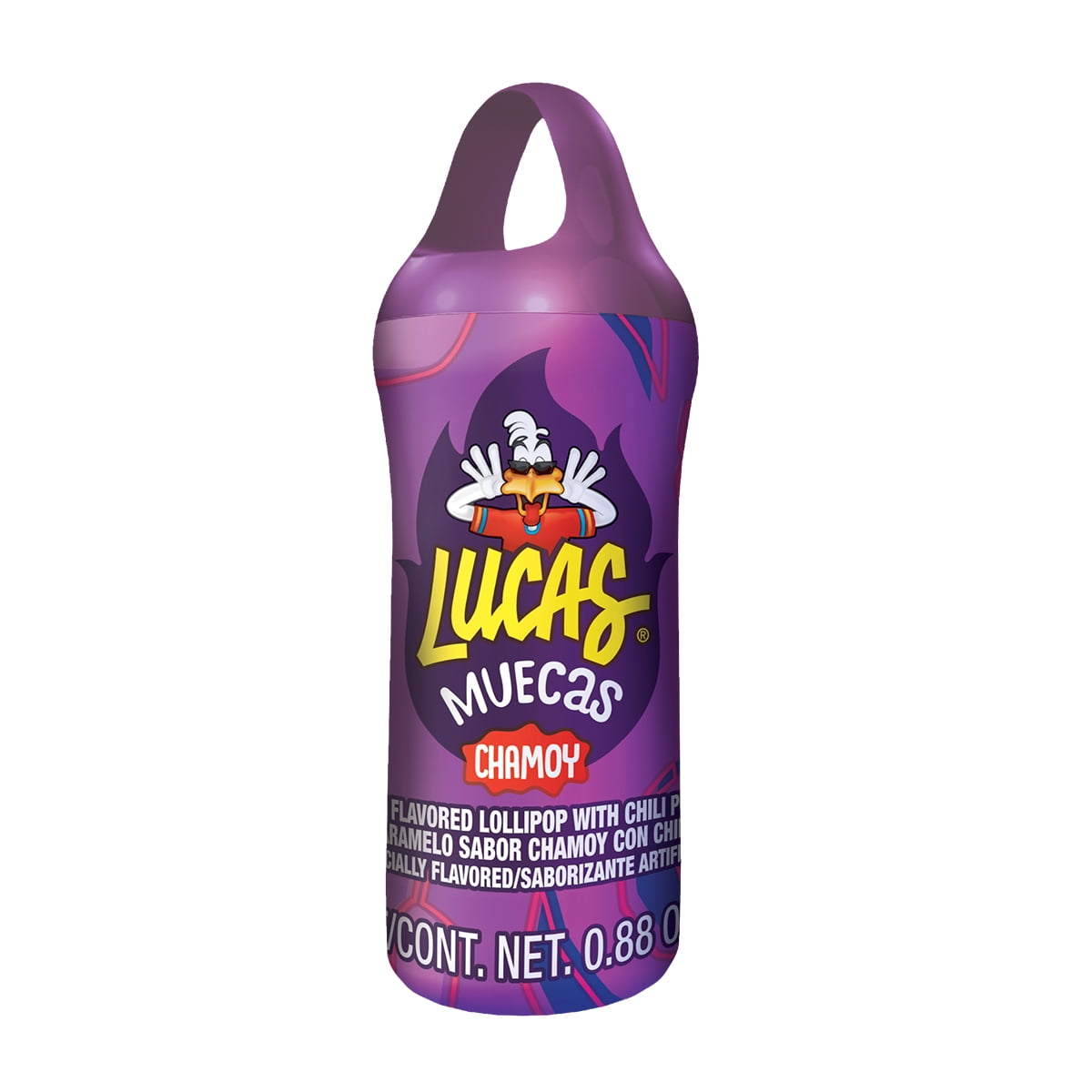 LUCAS (Pack of 90) Lucas Candy Muecas Chamoy Natural Mexican Confections 0.88 Oz
