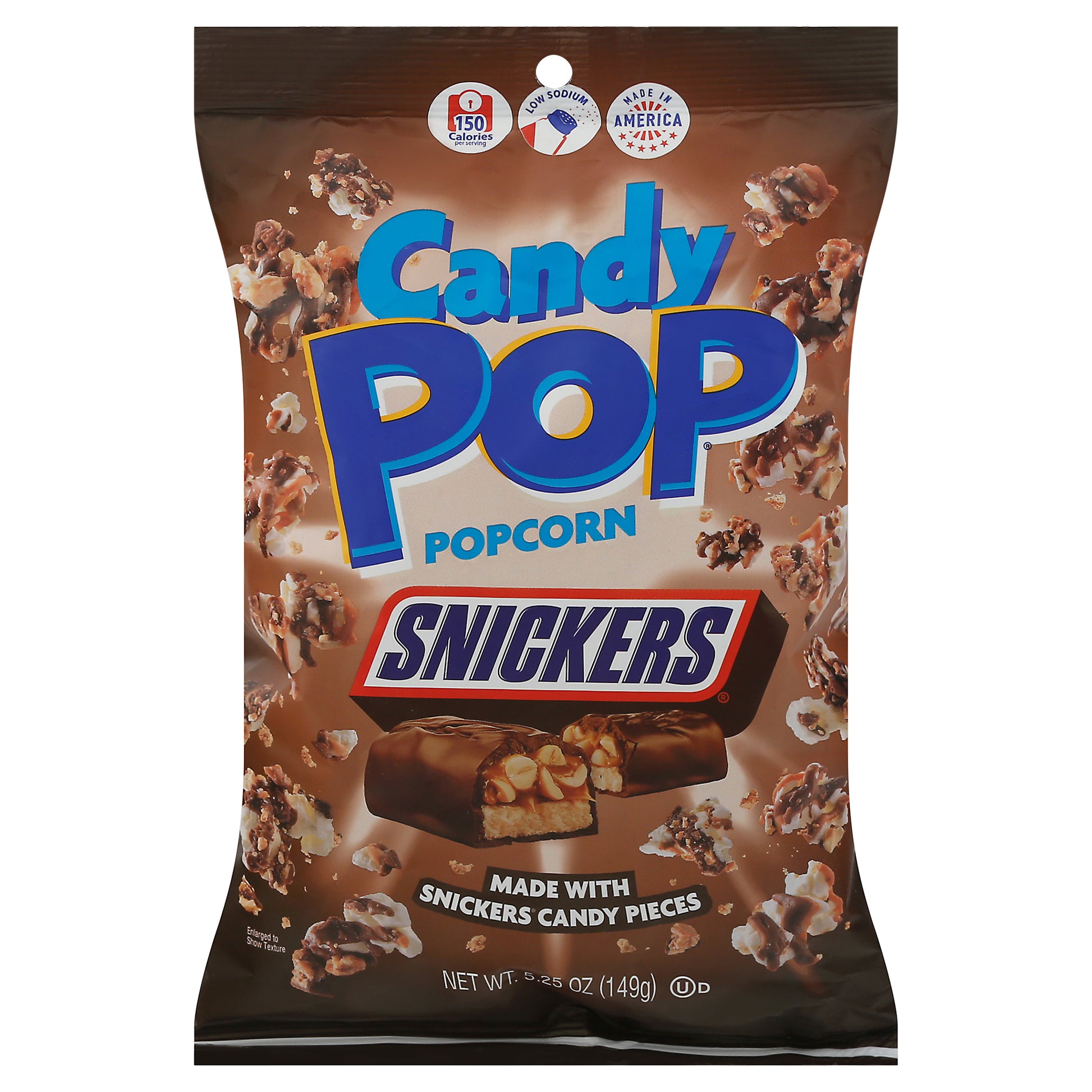 Cookie Pop Popcorn Snickers 5.25 oz (Pack Of 12)
