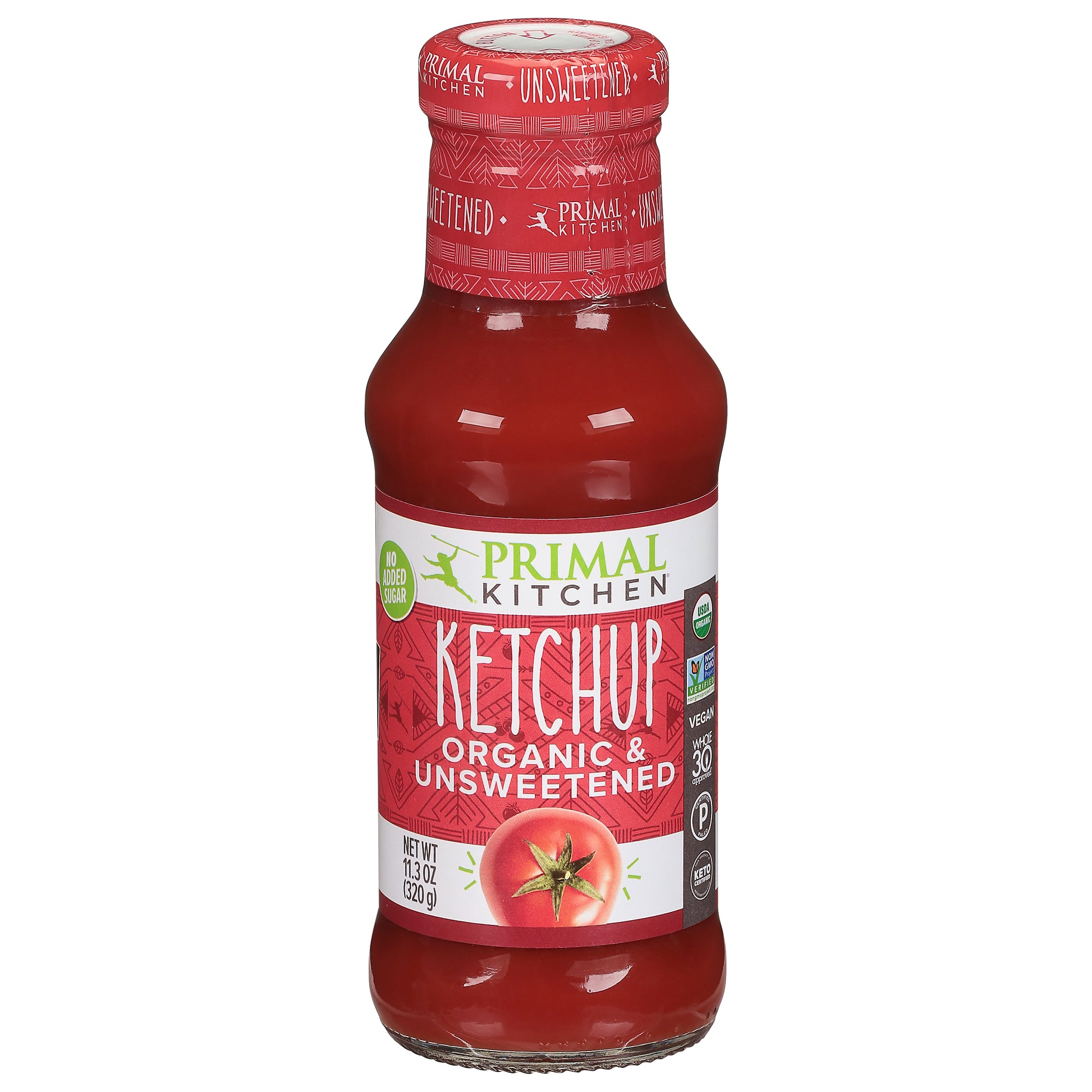 Primal Kitchen Ketchup Unsweetened Organic 11.3 oz (Pack Of 12)
