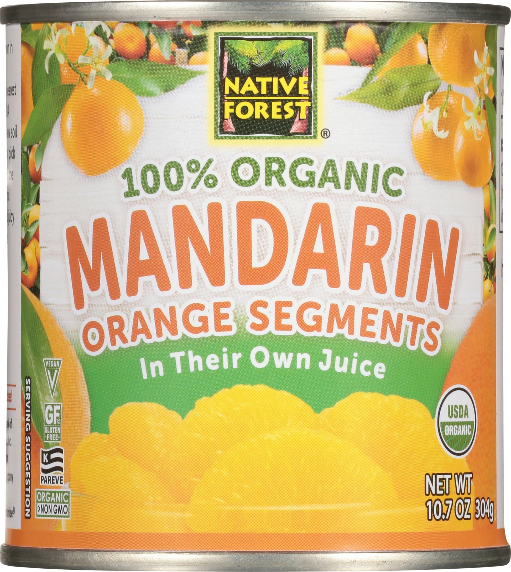 Native Forest Orange Mandarin Organic 10.75 Oz Pack of 6