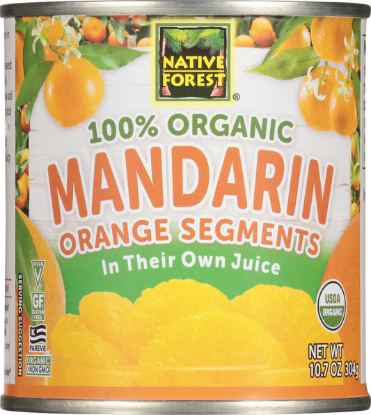 Native Forest Orange Mandarin Organic 10.75 Oz Pack of 6
