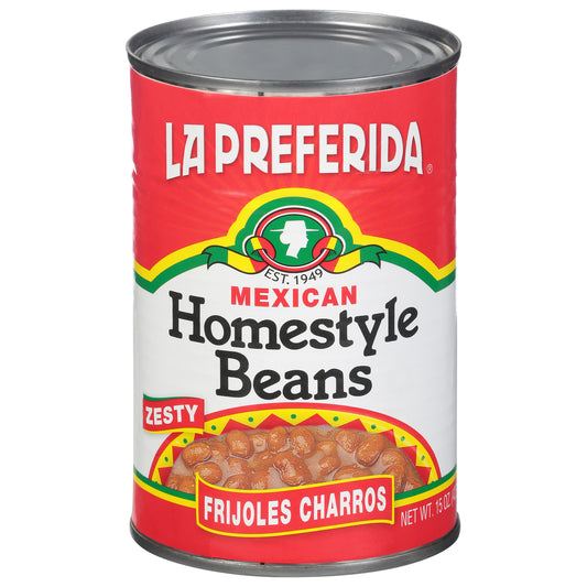 La Preferida Bean Frijole Charros Home Style 15 Oz (Pack Of 12)