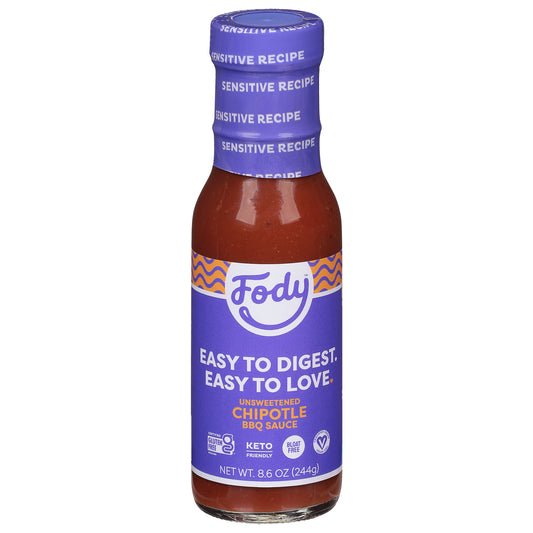 Fody Food Co Sauce Barbeque Chipotle 8.6 oz (Pack Of 6)