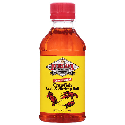Louisiana Fish Fry Boil Liquid Crawfish Crab Shrimp 8 oz (Pack Of 12)