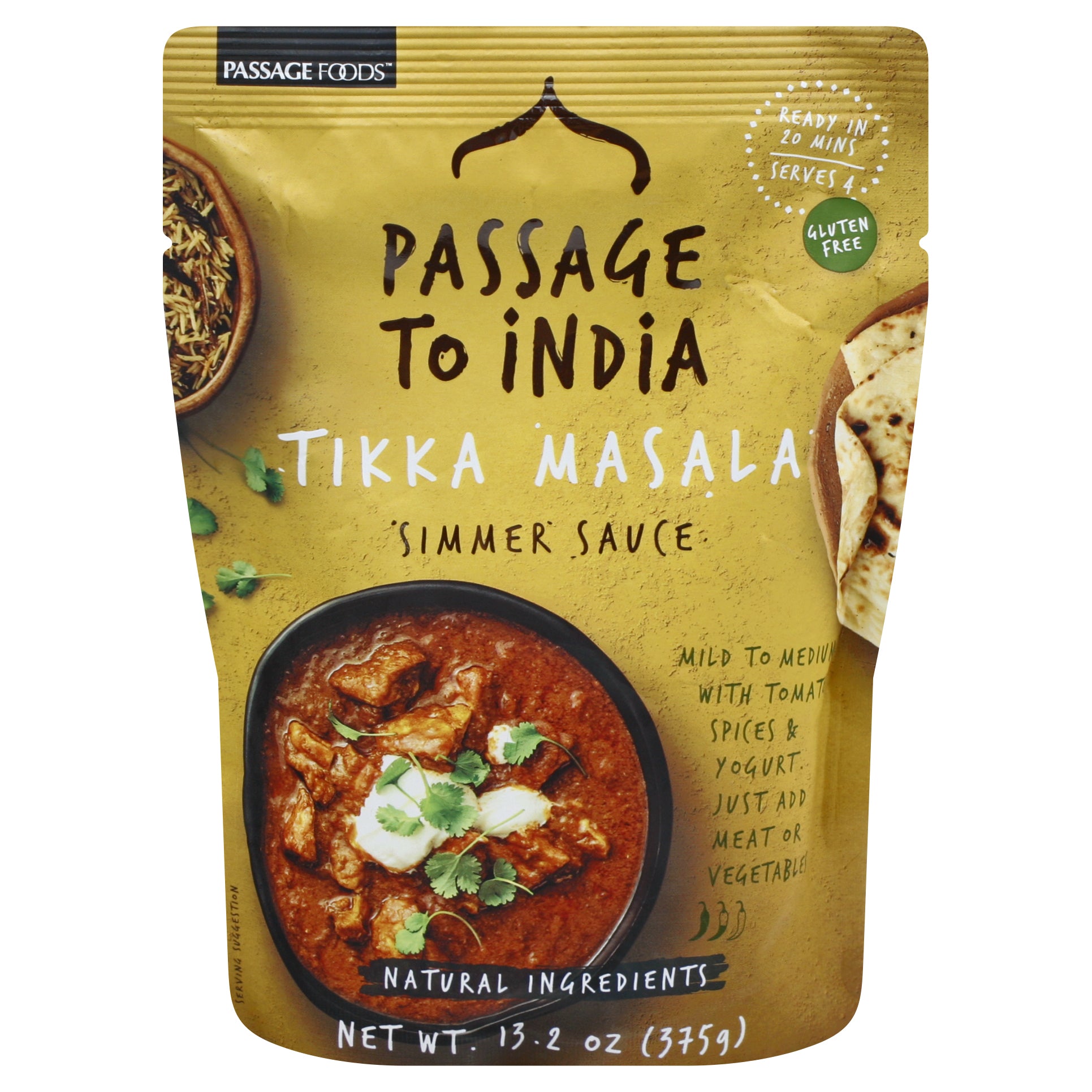 Passage Foods Sauce Tikka Masala 13.2 oz (Pack Of 6)