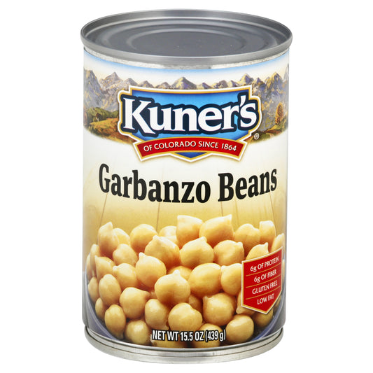 Kuners Beans Garbanzo 15 oz (Pack Of 12)