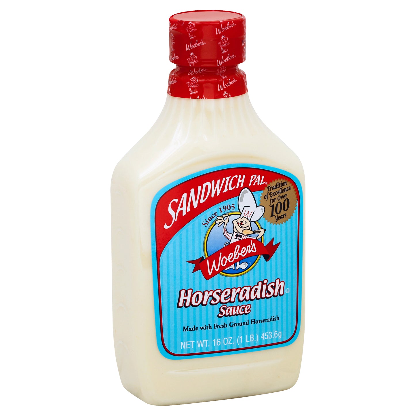 Woeber Sauce Sandwich Pal Horseradish 16 oz (Pack Of 6)