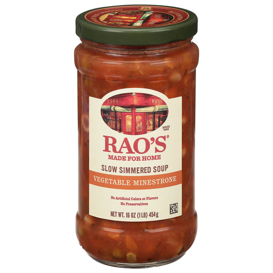 Raos Soup RTE Vegetable Minestrone 16 oz (Pack Of 6)
