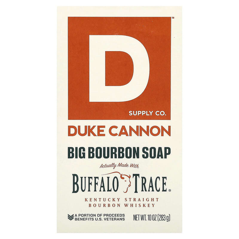DUKE CANNON (Pack of 8) Duke Cannon Bourbon Bar Soap DC Bourbon Scent 10 Oz