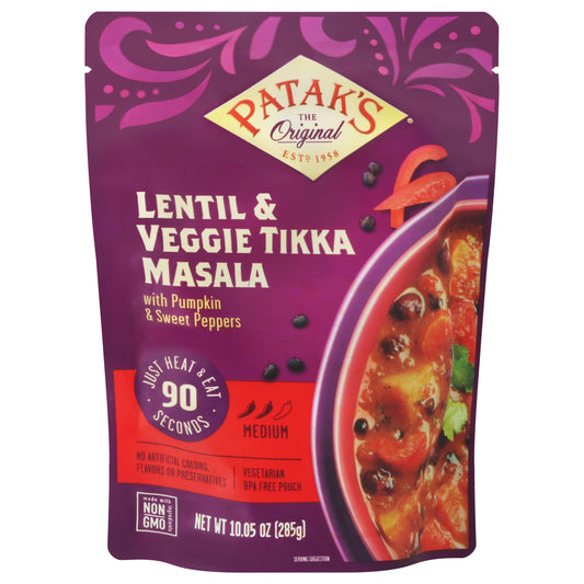 Pataks Meal RTE Lentil Masala 10.05 Oz (Pack Of 6)