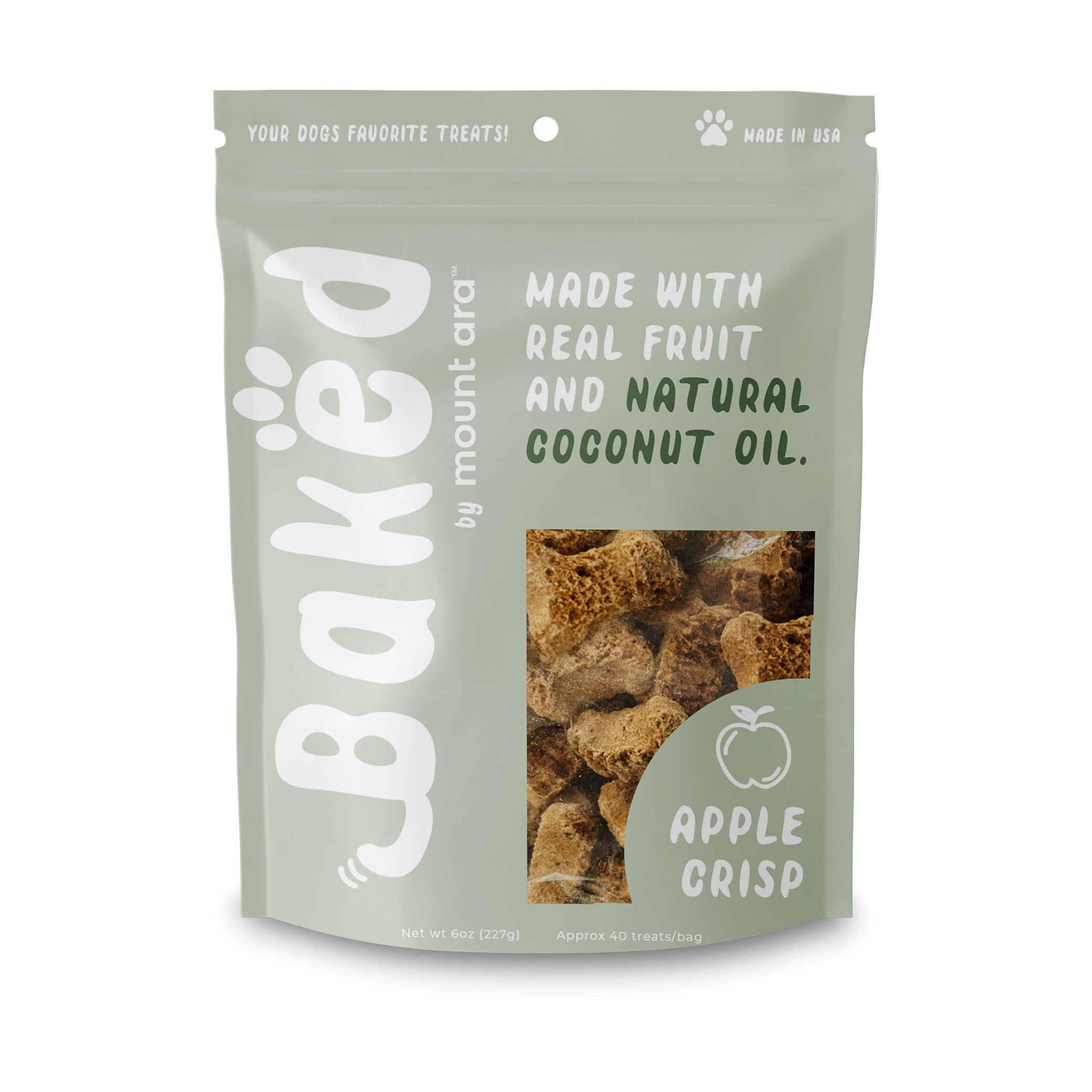 Mount Ara Dog Treat Baked Apple Crisp