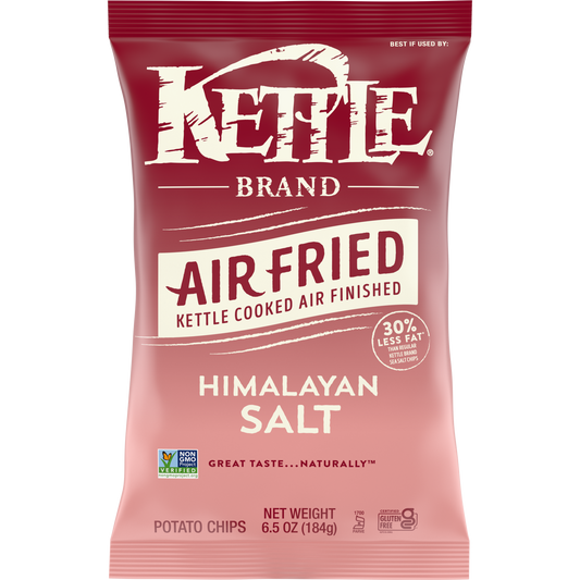 Kettle Foods Chip Potato Himalayan Sea Salt Air finished 6.5 oz (Pack Of 12)