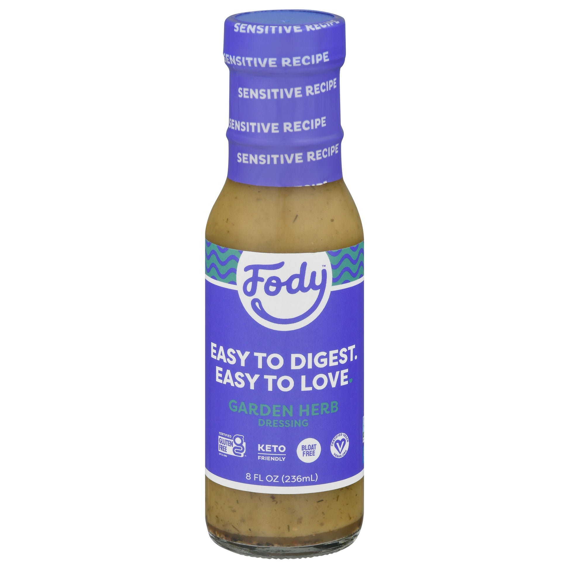 Fody Food Co Dressing Garden Herb 8 FO (Pack Of 6)