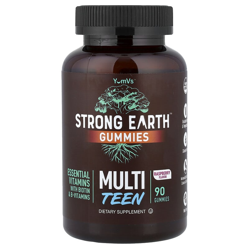 YUM VS (Pack of 6) Yum Vs Strong Earth Teen Multi Children’s Vitamins 90 Pieces