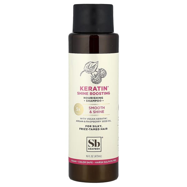SOAPBOX (Pack of 7) Soapbox Keratin Shampoo for Scalp and Hair Treatment 16 Oz