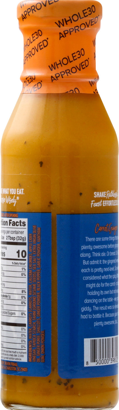 The New Primal Dress Noble Made Carrot Ginger 10 Oz (Pack Of 6)