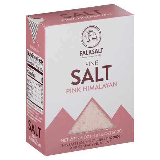 Falksalt Salt Pink Himalayan Fine 17.6 Oz (Pack Of 10)