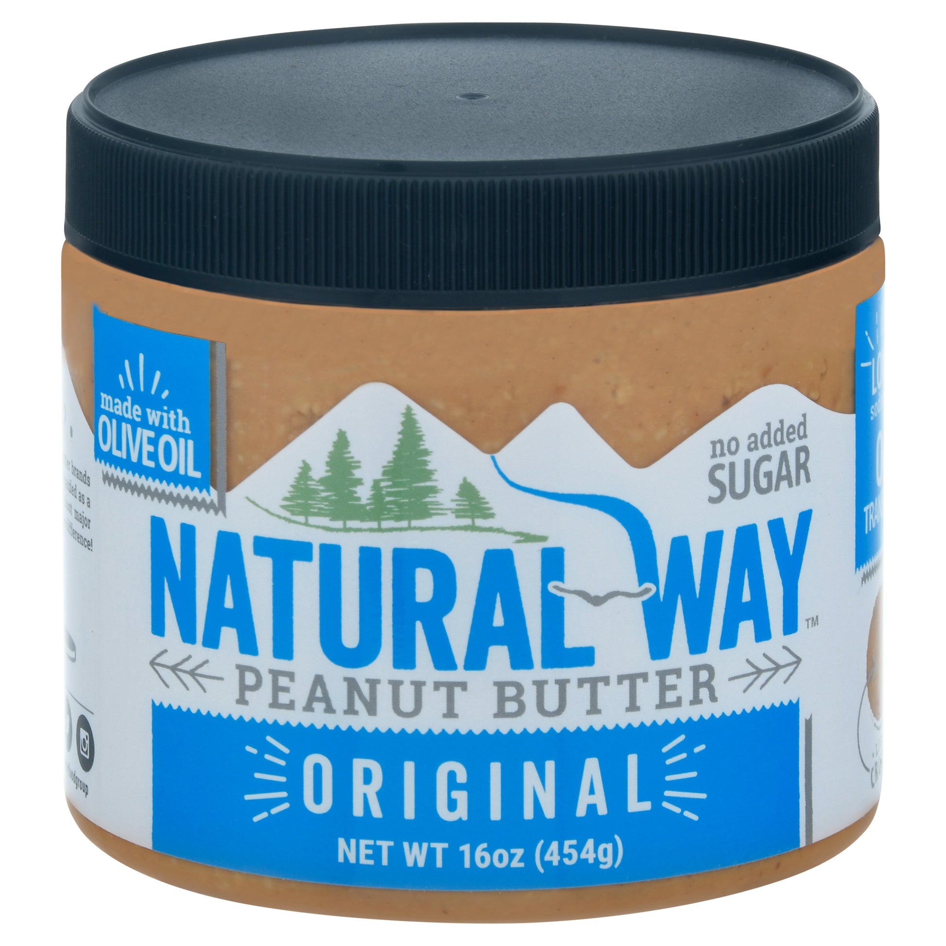 Natural Way Butter Peanut Olve Oil Original 16 Oz (Pack Of 6)