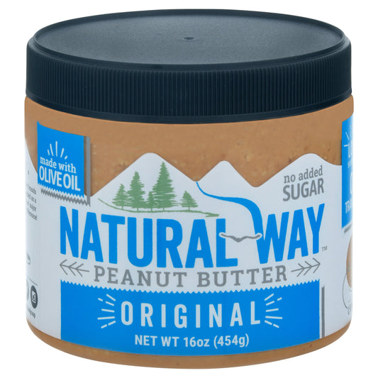 Natural Way Butter Peanut Olve Oil Original 16 Oz (Pack Of 6)