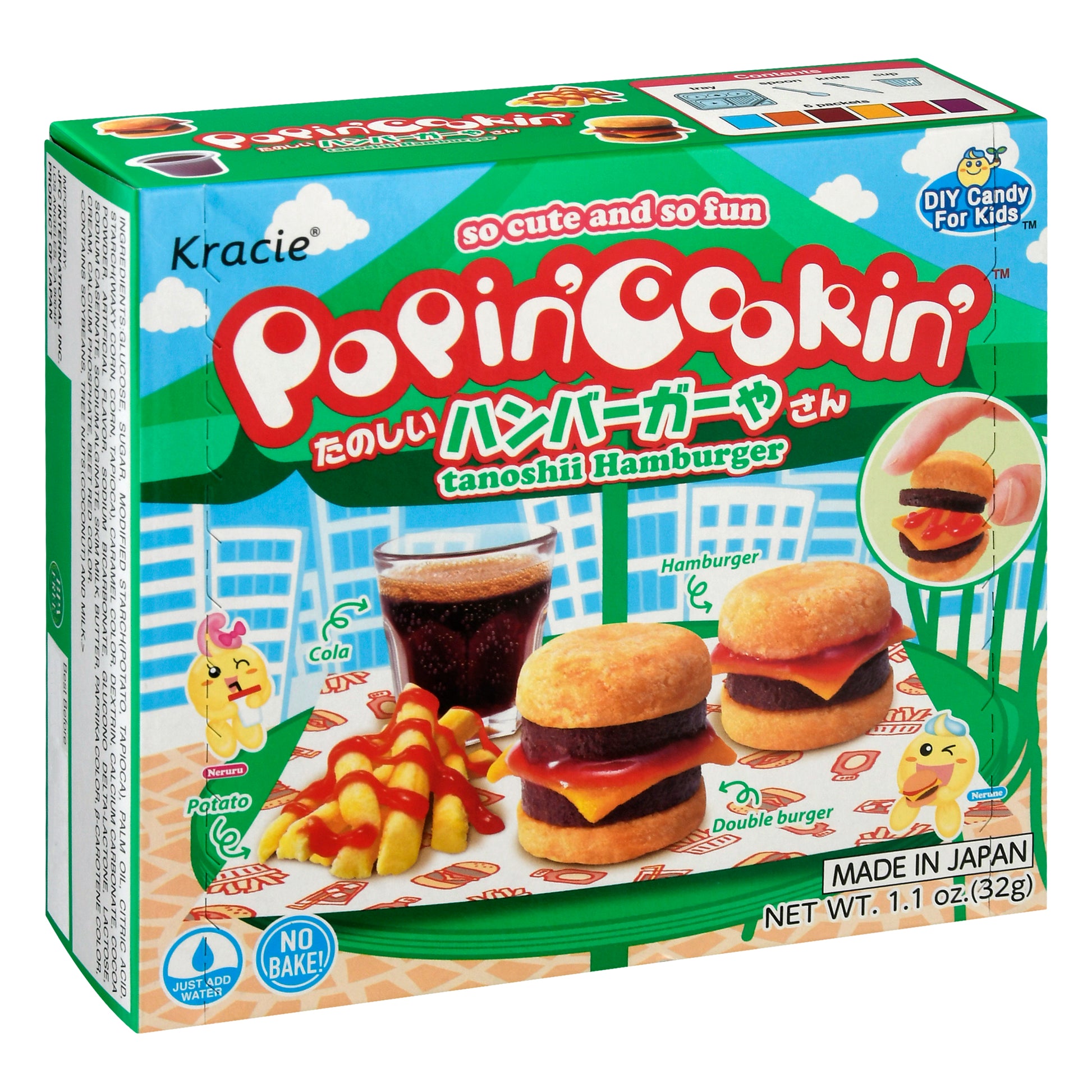 Kracie Candy Popin Hambrger 1.1 Oz (Pack Of 5)