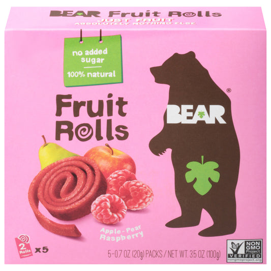 Bear Yoyo Fruit Roll Rasp 3.5 oz (Pack Of 6)