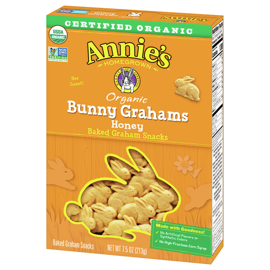 Annies Homegrown Cookie Bunny Graham Honey 7.5 oz (Pack Of 12)