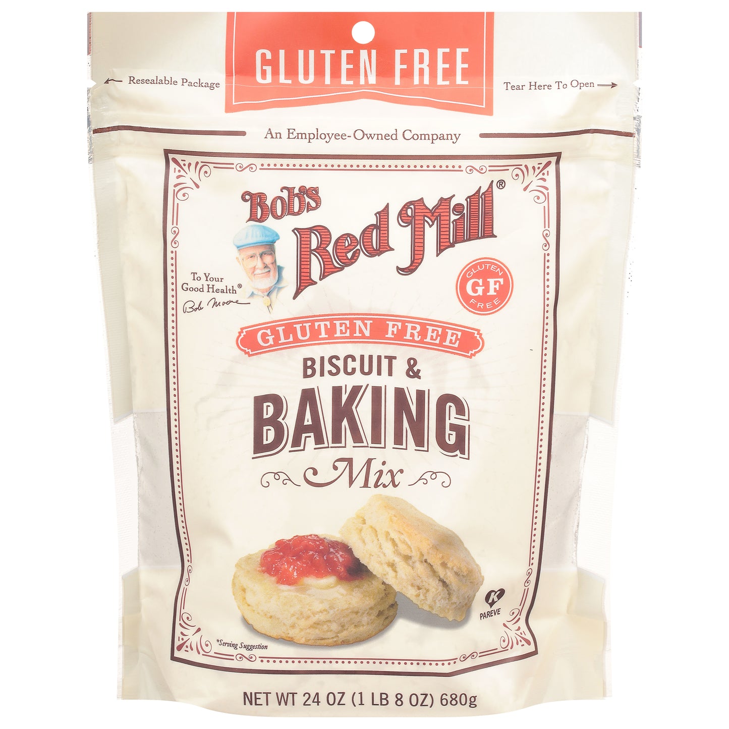 Bobs Red Mill Mix Baking Biscuit 24 oz (Pack Of 4)