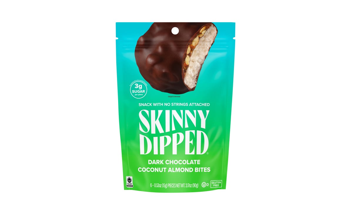 Skinnydipped Dark Chocolate Coconut Almond Bites