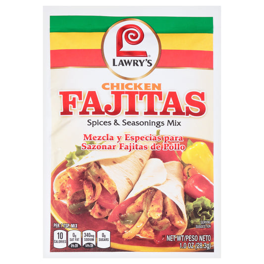 Lawrys Mix Seasoning Fajita Chicken 1 oz (Pack Of 12)