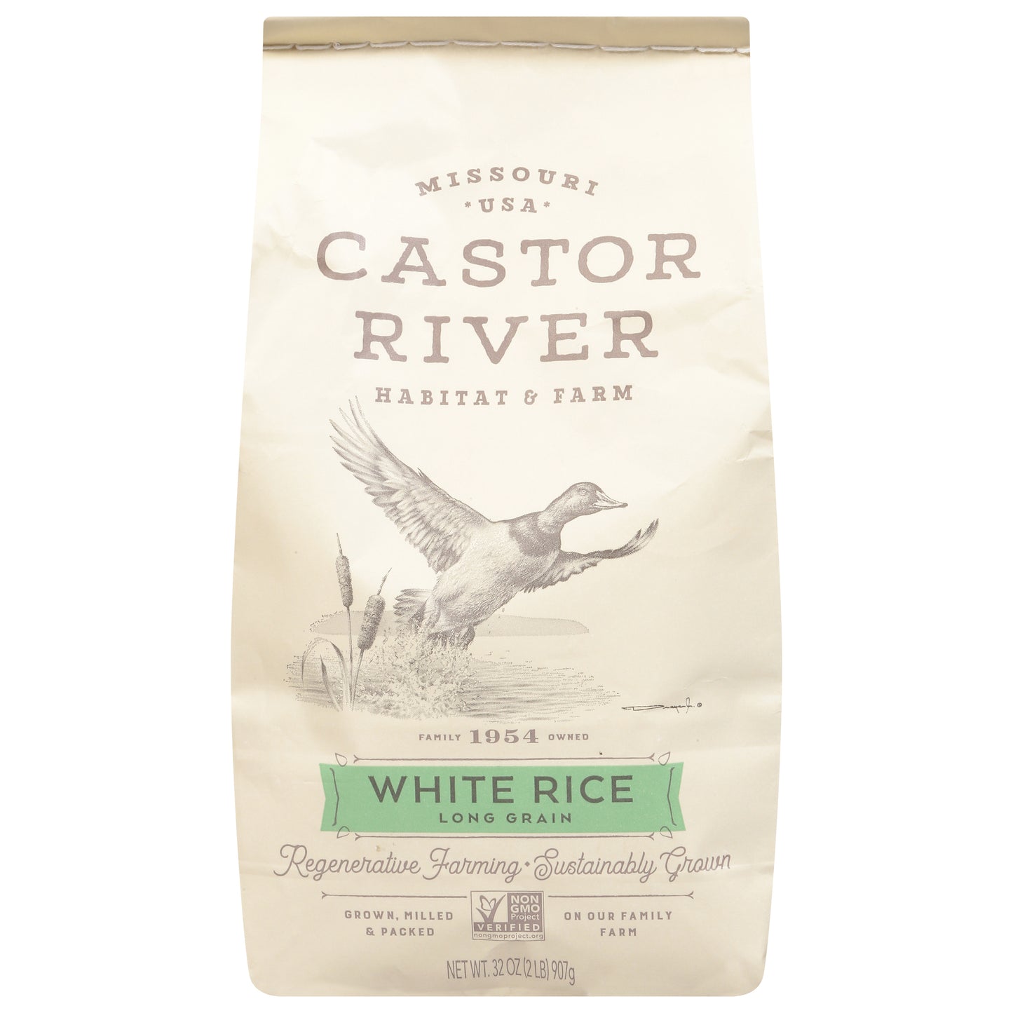 Castor River Farms Rice White Long Grain 32 oz (Pack Of 6)