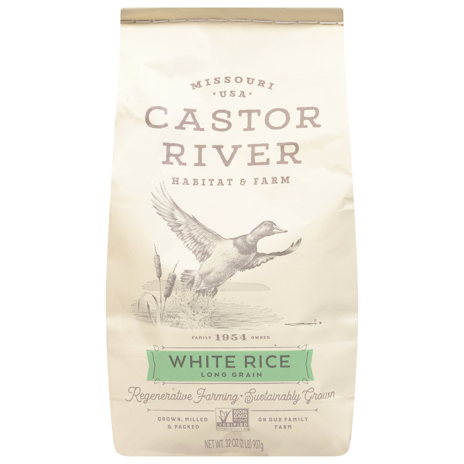 Castor River Farms Rice White Long Grain 32 oz (Pack Of 6)