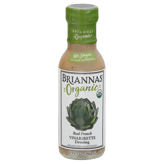 Briannas Dressing Frnch Vinaigrette Organic 10 oz (Pack Of 6)