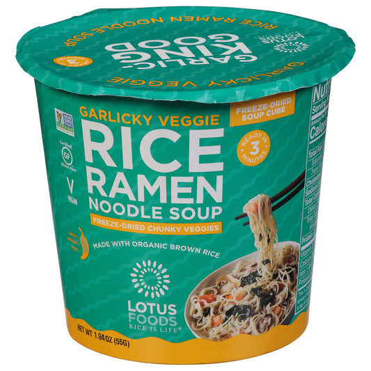 Lotus Foods Ramen Soup Cup Rice Organic 1.94 oz (Pack Of 6)