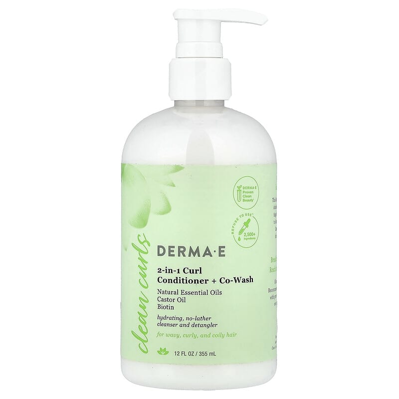 DERMA E (Pack of 5) Derma E 2 in 1 Curl Conditioner 12 Fl Oz