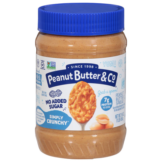 Peanut Butter & Co Peanut Butter Simply Crunchy 16 oz (Pack Of 6)