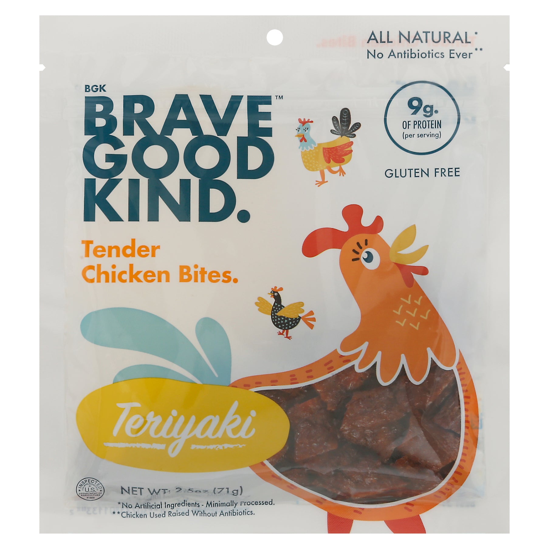 Brave Good Kind Chicken Bites Teriyaki