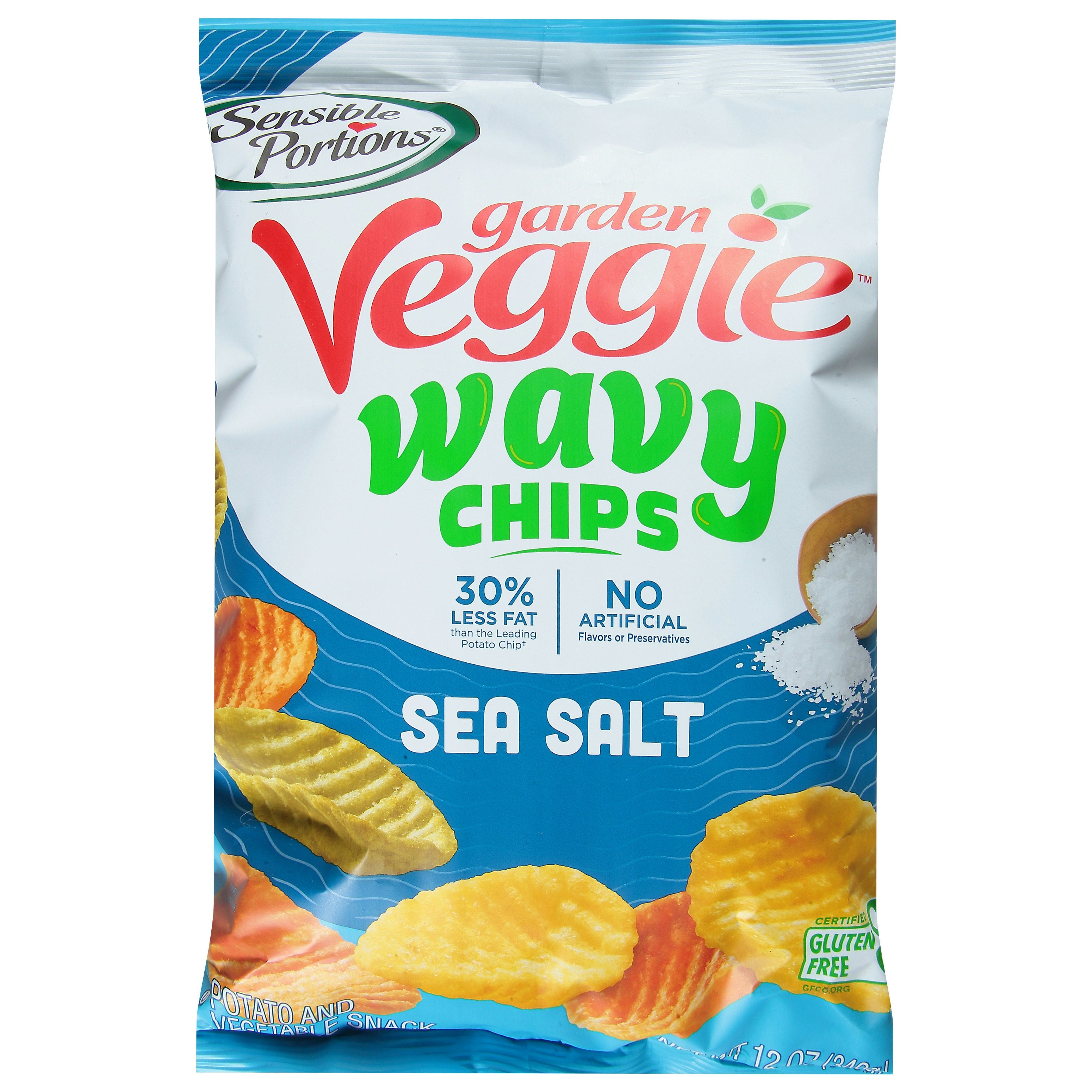 Sensible Portions Chips Wavy Sea Salt