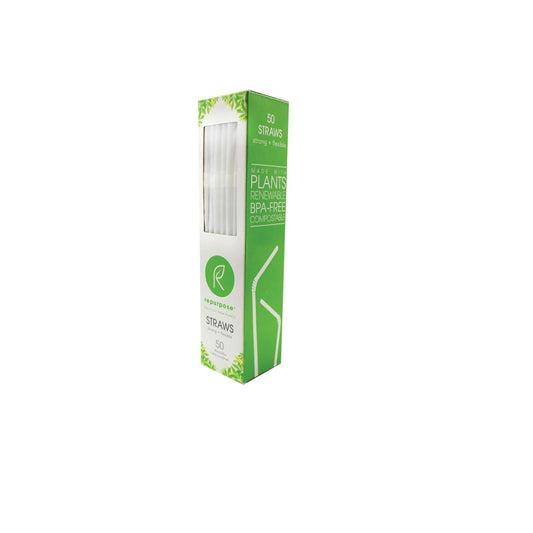 Repurpose Compostable Straws 50 Count (Pack of 20)