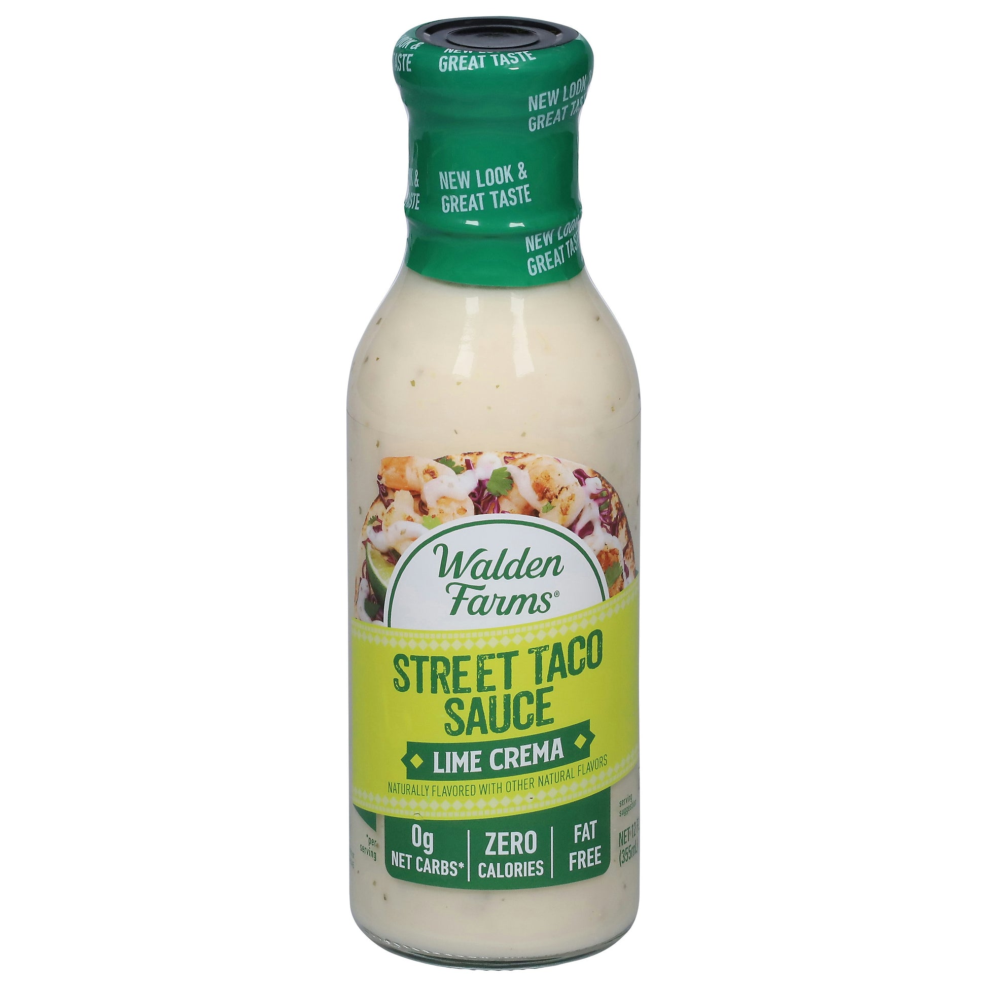 Walden Farms Sauce Street Taco Lime Crem 12 FO (Pack of 6)