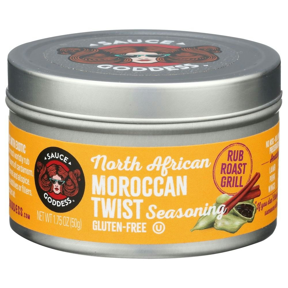 Sauce Goddess Moroccan Twist Seasoning - 1.75 Ounce (Pack of 6)