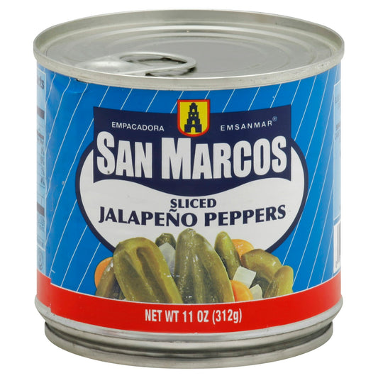 San Marcos Pepper Jalapeno Sliced 11 oz (Pack of 12)