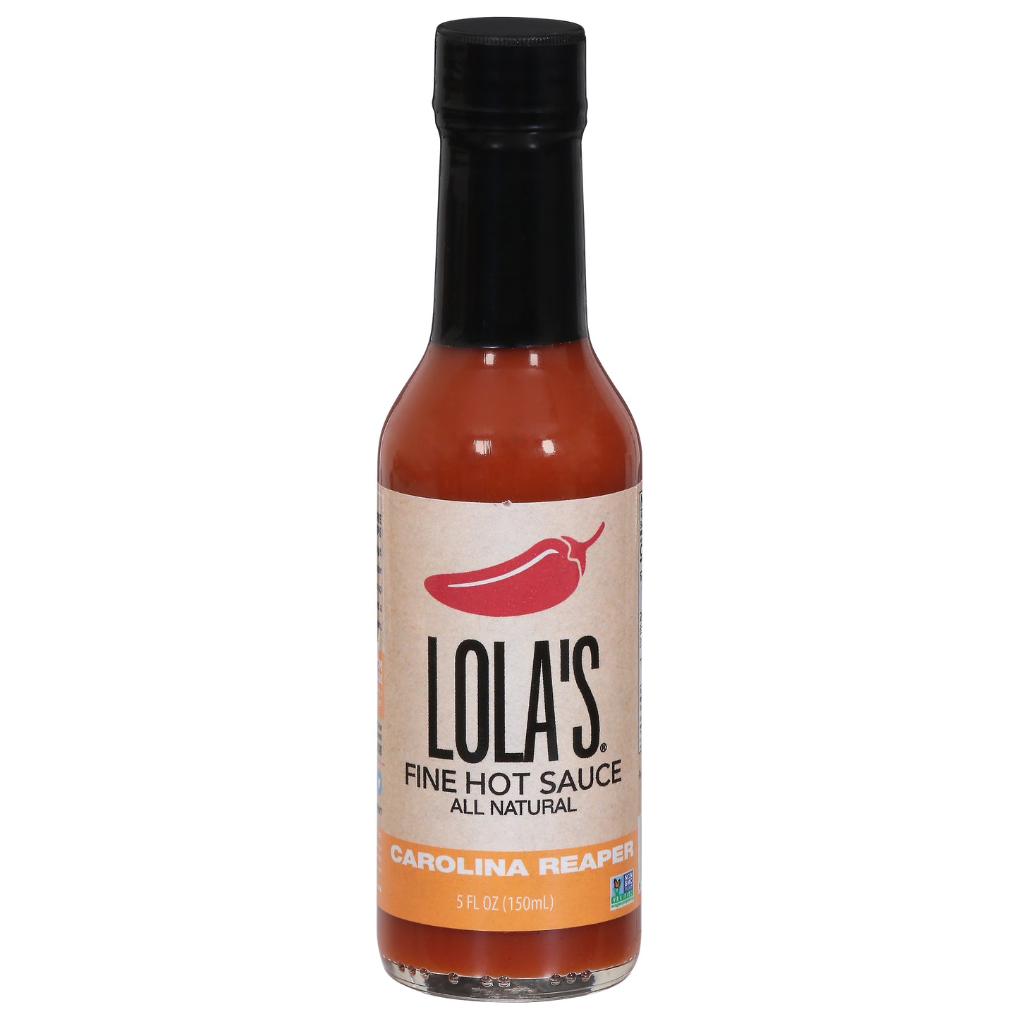 Lolas Fine Hot Sauce Hot Carolina Reaper 5 oz (Pack Of 12)