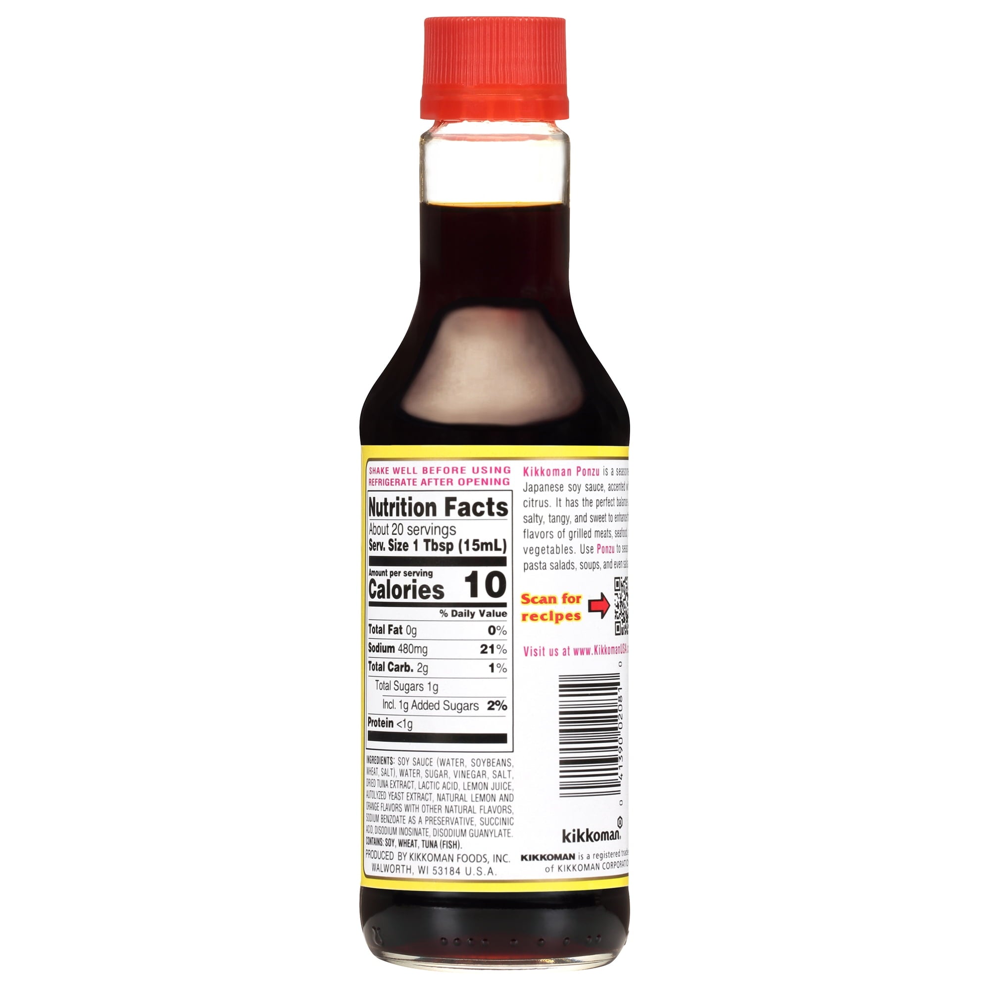 KIKKOMAN (Pack of 12) Kikkoman Sauce Soy Ponzu Citrus 10 Oz