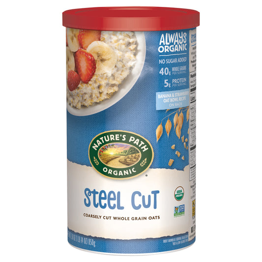 Natures Path Oatmeal Steel Cut Irish Organic 30 oz (Pack Of 6)