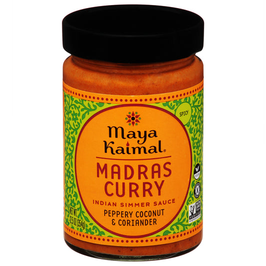 Maya Kaimal Sauce Simmer Madras Curry 12.5 Oz (Pack Of 6)